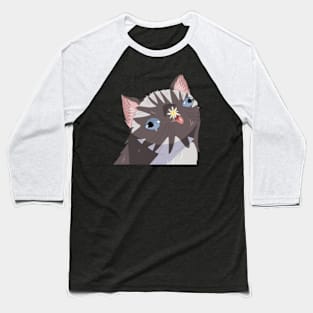 Idiot cat Baseball T-Shirt